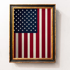 American Flag Wall Art Print, Rustic USA Flag Home Decor, Fourth of July USA Flag Wall Art, Farmhouse American Wall Print, Instant Download