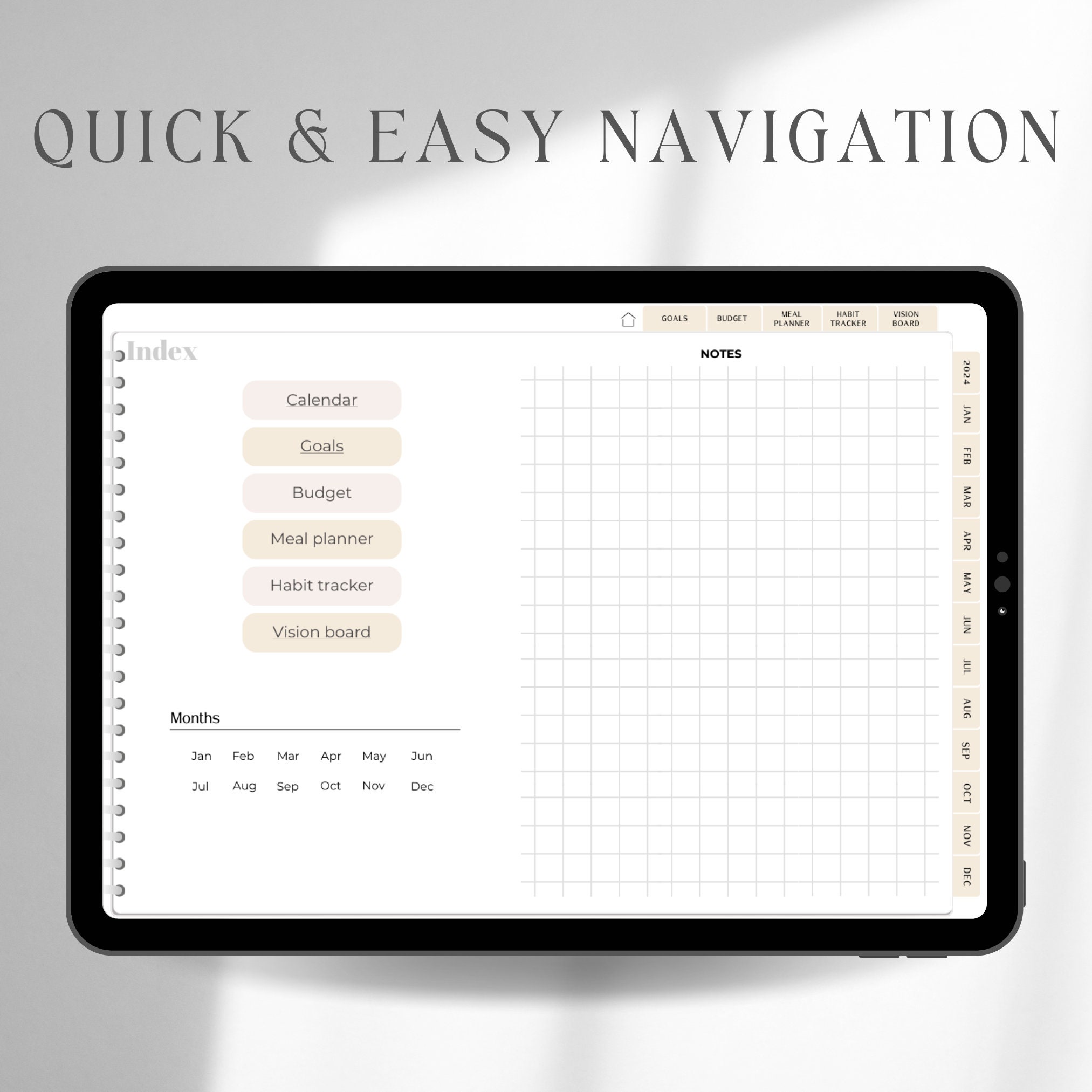 Notability 2025 Planner 2025 Monthly Digital Planner Etsy Canada