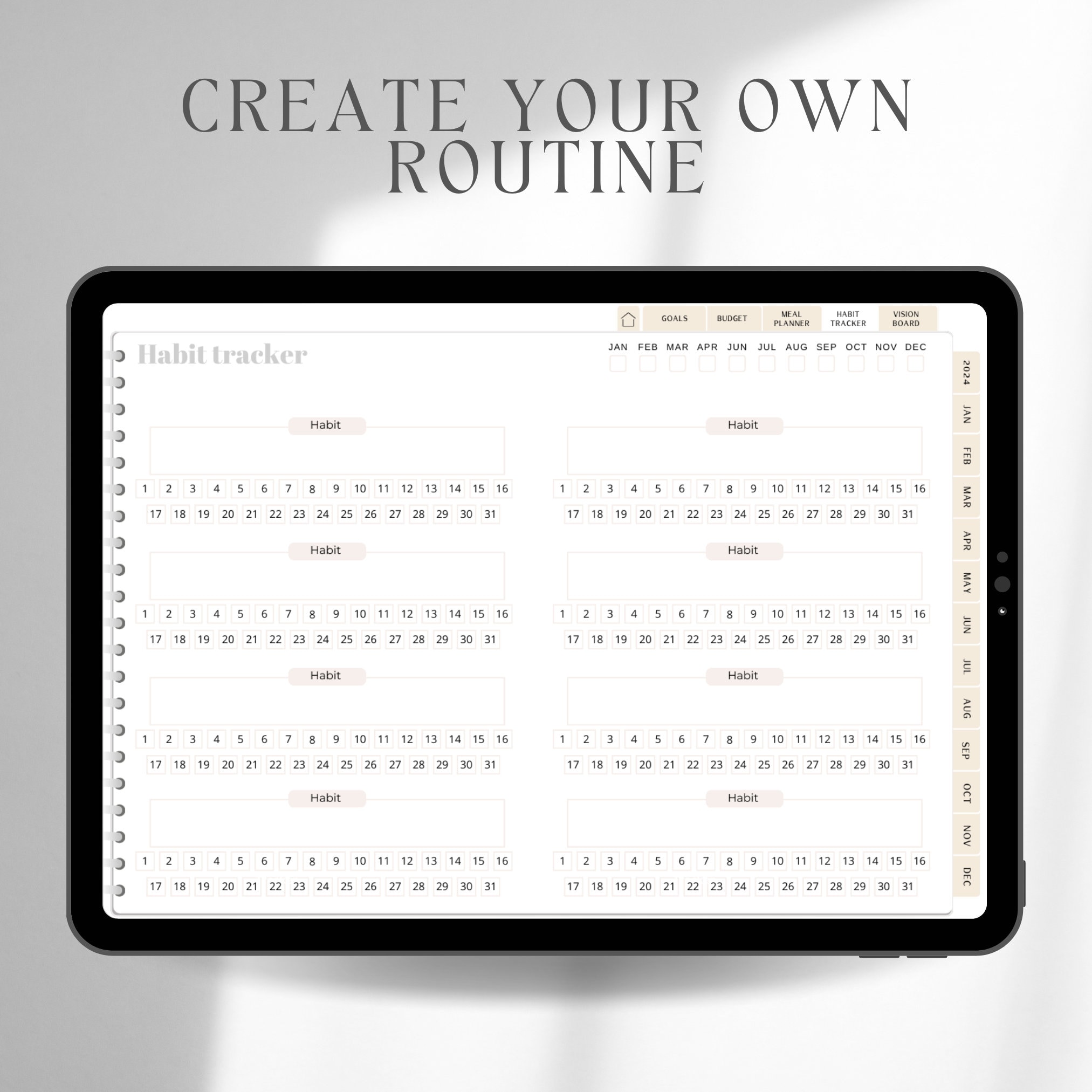 Notability 2025 Planner 2025 Monthly Digital Planner Etsy Canada