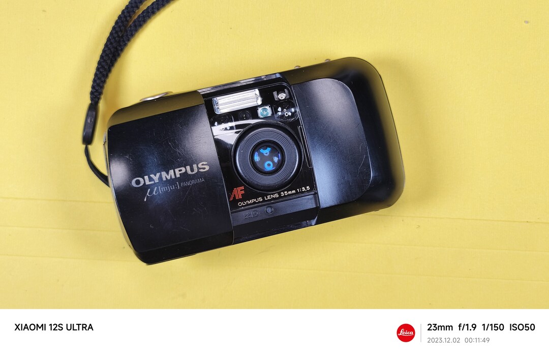 OLYMPUS μ[mju:] PANORAMA 35mm F3.5 Olympus mju Panorama 35mm F/3.5 35mm Film Camera MIJ Tested