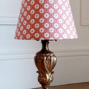 ibasenice Abat-Jour Ovale en Velours Rose - Décoration Lumineuse pour Lustre, Lampe de Table et Murale