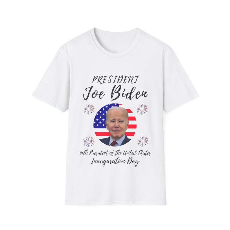 President Joe Biden Inauguration Day 2025 Memorabilia Tshirt, USA