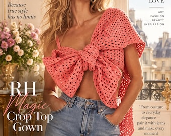 Magic Crochet  Crop Top Pattern pdf