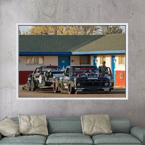 Ken Block Canvas Print, Hoonicorn, Motorsports Art