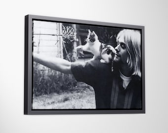 5x7 カート・コバーン 喫煙写真 タバコ アートプリント グランジ