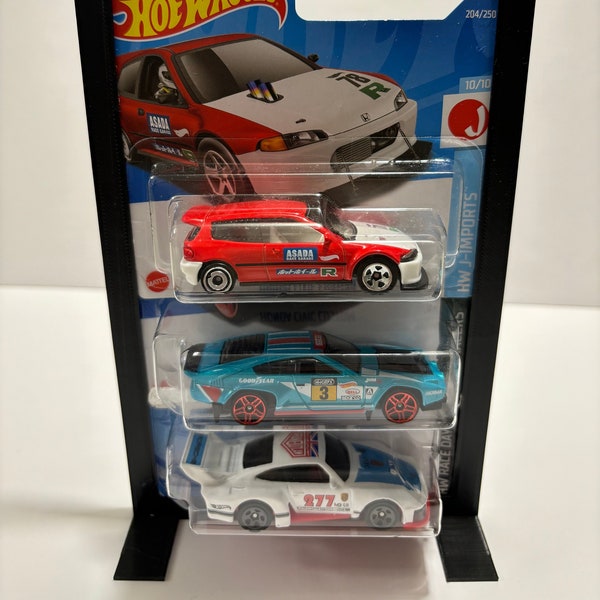 Display Stand for 1:64 Scale Diecast Cars - For Hotwheels, MiniGT, Majorette, Greenlight, etc. - Dive into a Miniature World!