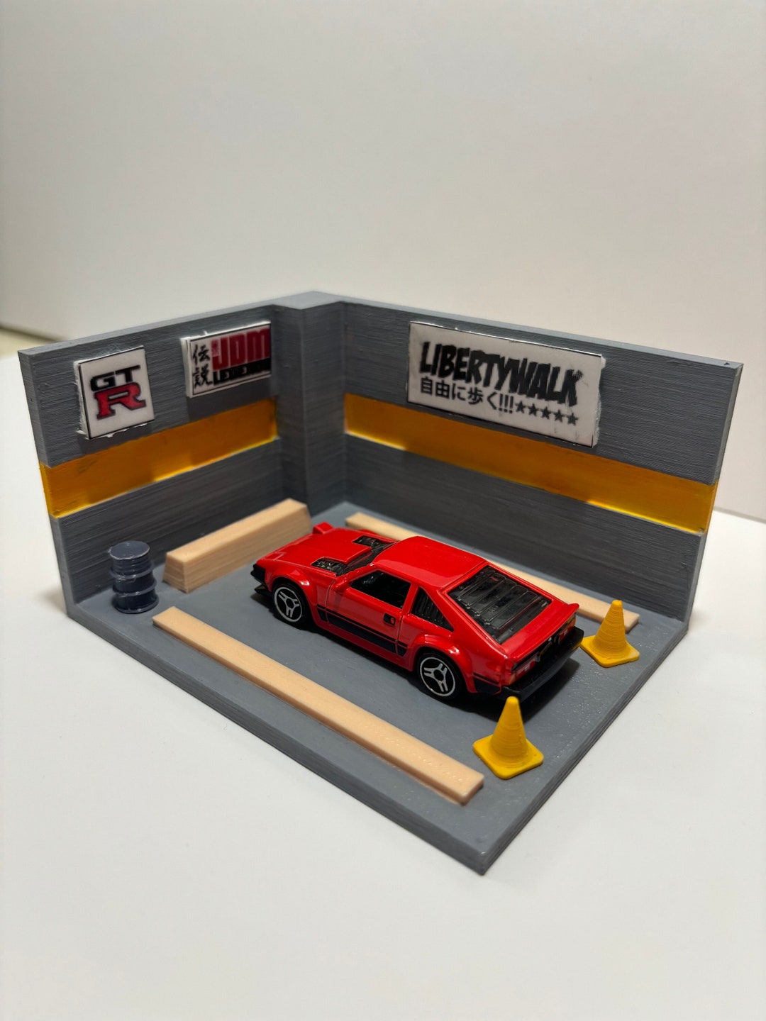 LBWK Car Park for 1:64 Scale Diecast Cars for Hotwheels, Minigt ...