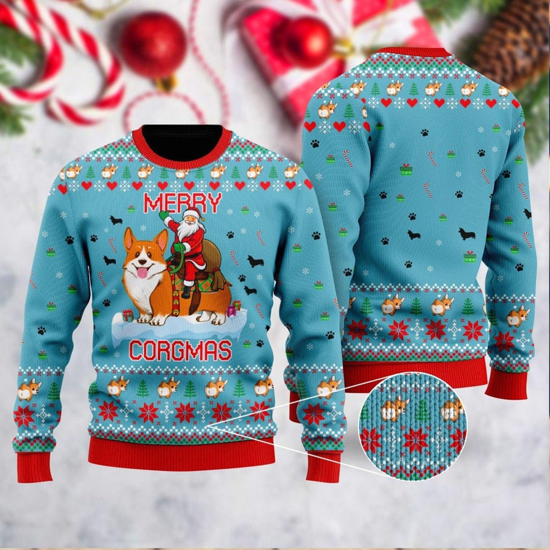 Dog Ugly Christmas Sweater 