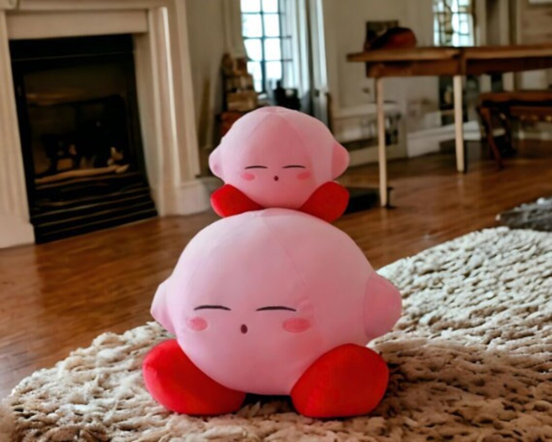 Giant Kirby Squishy Plush Kirby Plushie Pillow Anime Kawaii Plushie Toy
