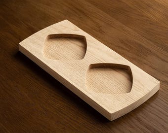 Tablett aus Eiche für die Innendekoration