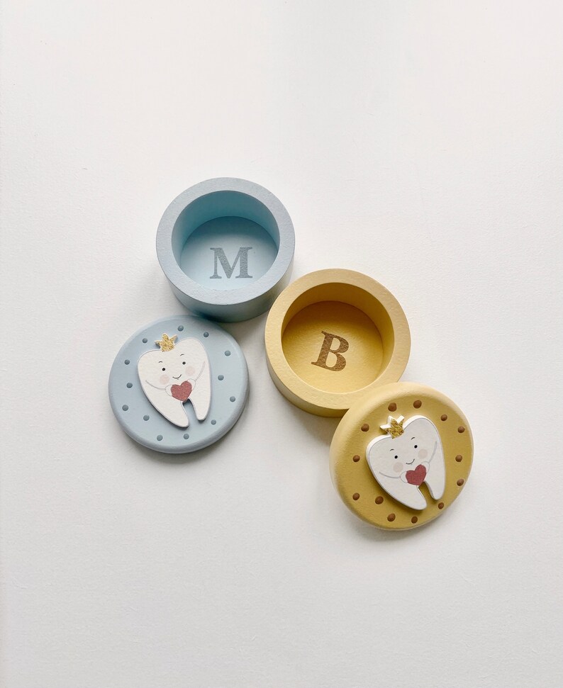 Personalized Wooden Box for a Child's Teeth Tooth Fairy, Gift for a 6