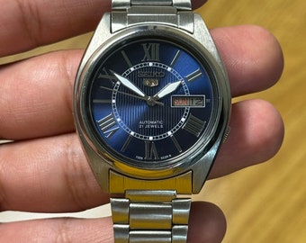 Vintage Seiko 5 Automatic 7009 Day/Date Herren Armbanduhr