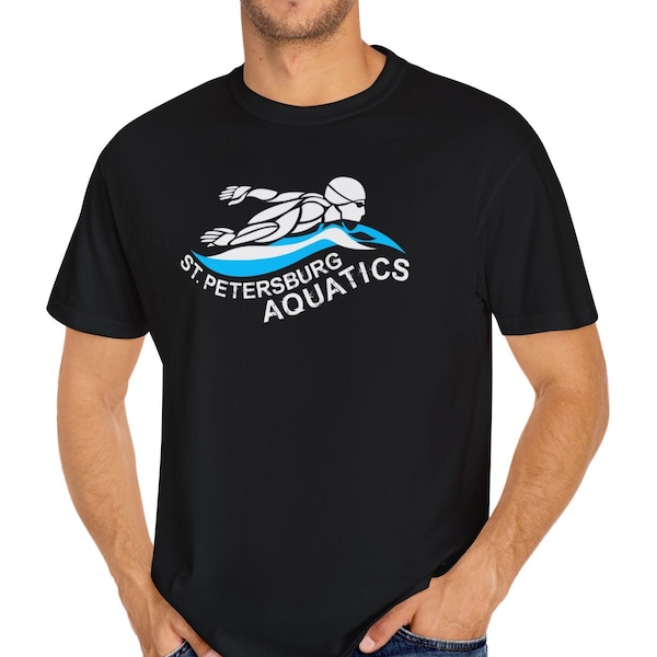 Swim Team Butterfly Stroke Custom Name Unisex Garment-Dyed T-shirt, personalized