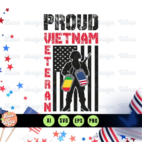 Vietnam Veteran Svg | US Veteran SVG | Army Veteran Svg Png | Proud Veteran Svg | Military Svg | US Army Svg | Veterans Gift