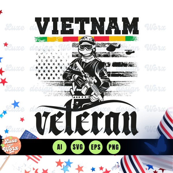 Vietnam Veteran Svg | US Veteran SVG | Army Veteran Svg Png | Proud Veteran Svg | Military Svg | US Army Svg | Veterans Gift