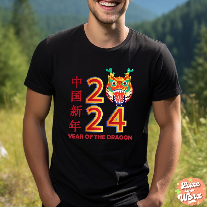Chinese New Year 2024 Svg Dragon 2024 Svg Chinese Zodiac 2024 Png Year