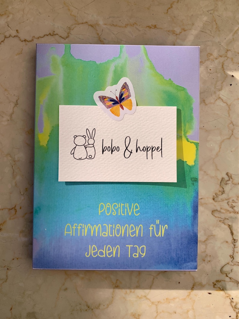 Colorful affirmation cards, inspiring mindfulness cards for self-love and motivation image 2