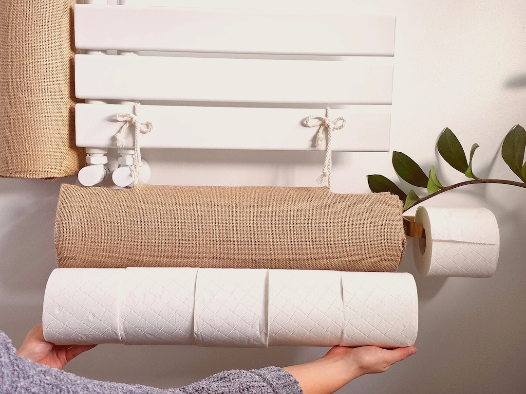 Wall Hanging Toilet Roll Holder Cylinder Hanging Toy Basket Etsy