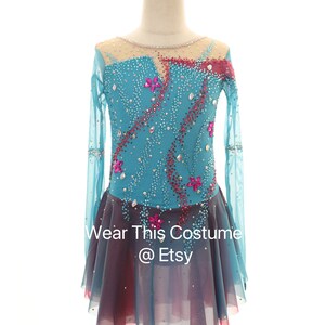 Elegant star command blue official skater dress main image 1