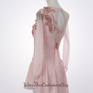 Pink Ice Skating Dress Girl - Etsy