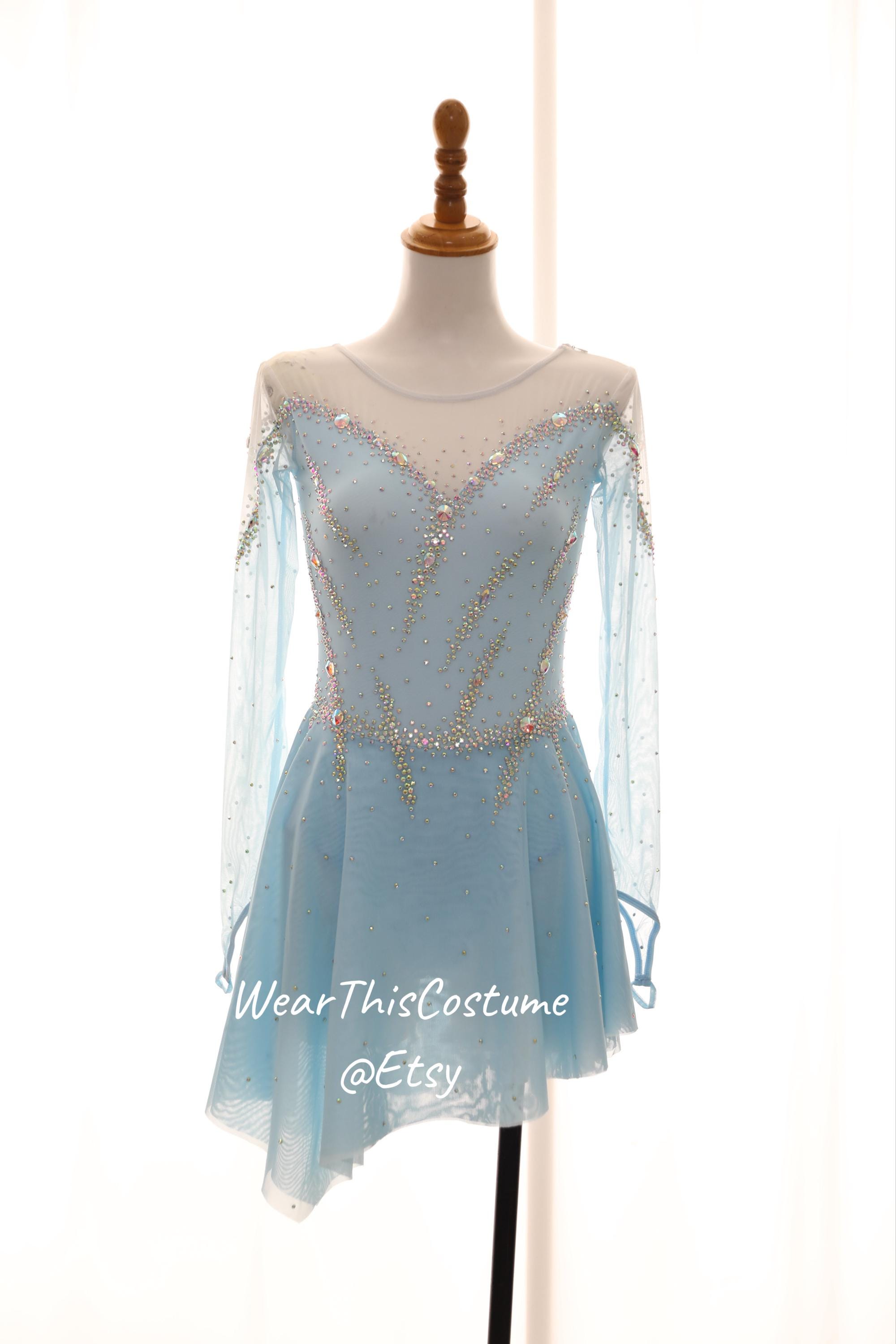 princess polly baby blue dress Blue Skating Dress main image 0