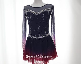 Customized Figure Skating Dress: Competition Ice Dance Costume