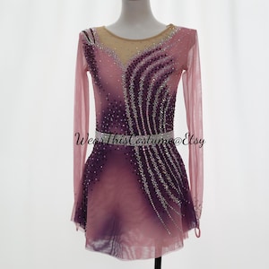 Personalisierbares Pinkes Turnierkleid: Eiskunstlauf, Eistanzkostüm