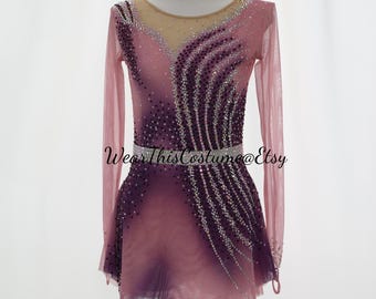 Hot Pink Ombre Figure Skating Dress, Ice Dance Competition Costume, Custom  Dyed Solo Design, Fits Medium Adult to Some Large Adult Sizes - Etsy