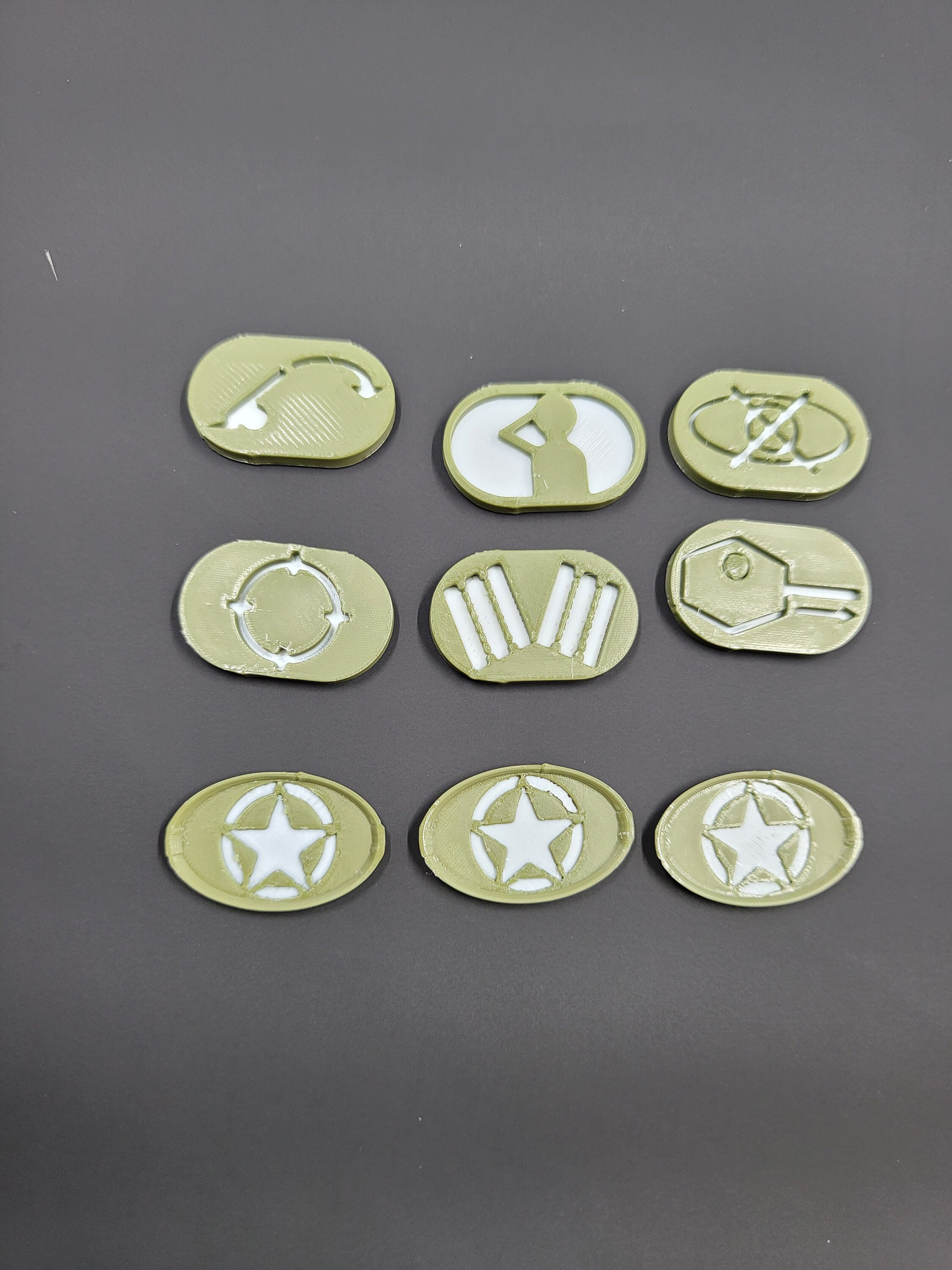Bolt Action Tokens & Template Plus Storage Box US Etsy