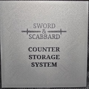Large 2 - Tray Counter Storage System for Bookcase Style Game Boxes (Avalon Hill, GMT, Compass, Etc.)