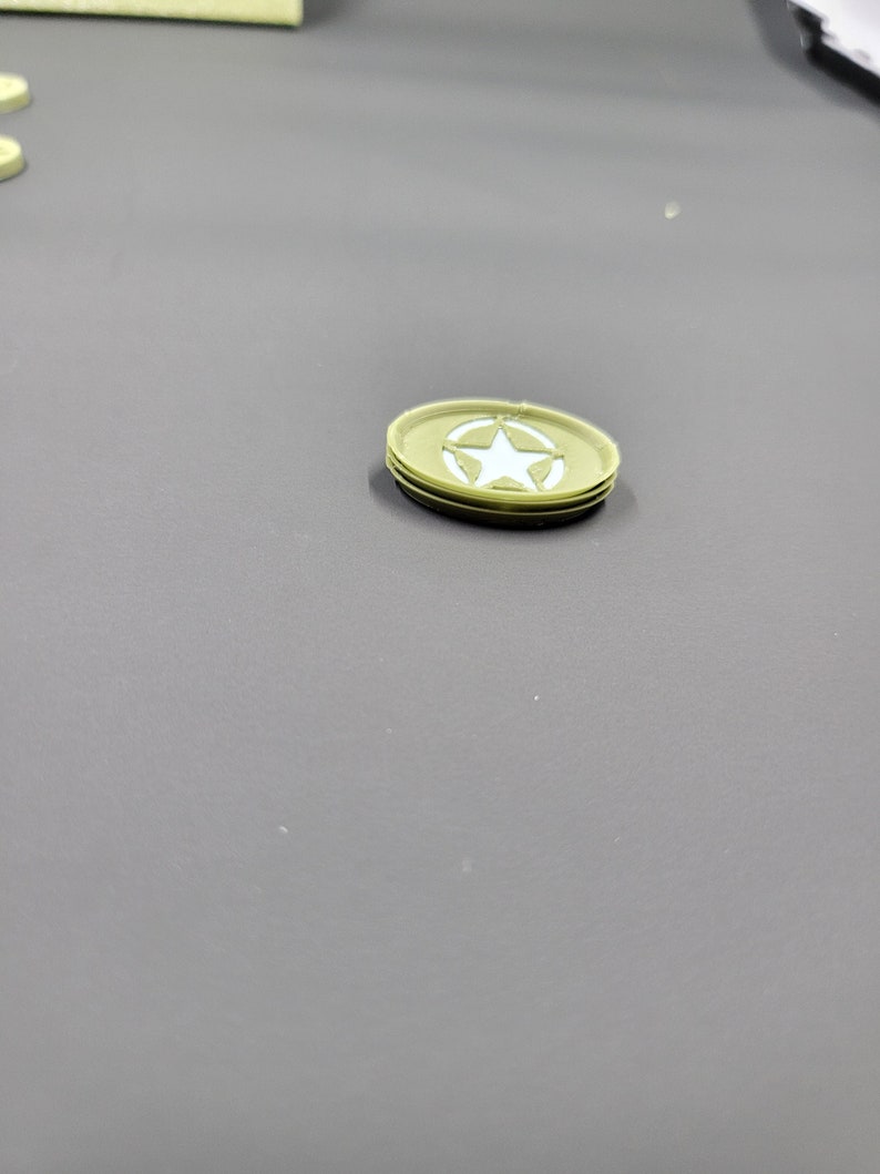 Bolt Action Tokens & Template Plus Storage Box US Etsy