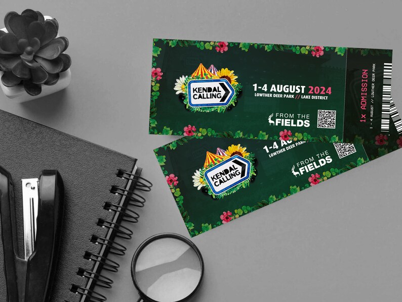 Printable Kendal Calling Festival Ticket 2024 Concert Show Etsy