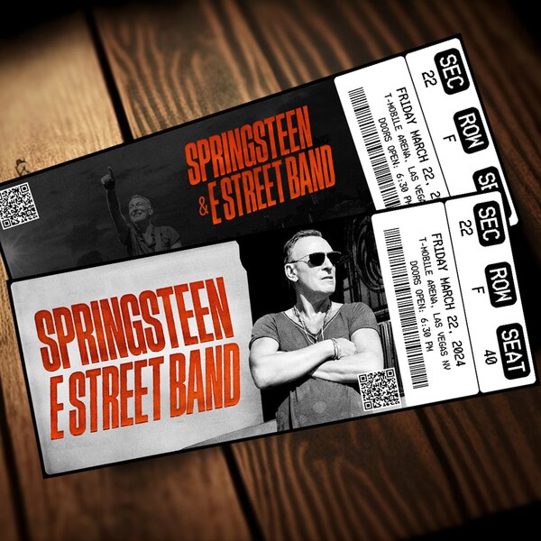 Bruce Springsteen Etsy