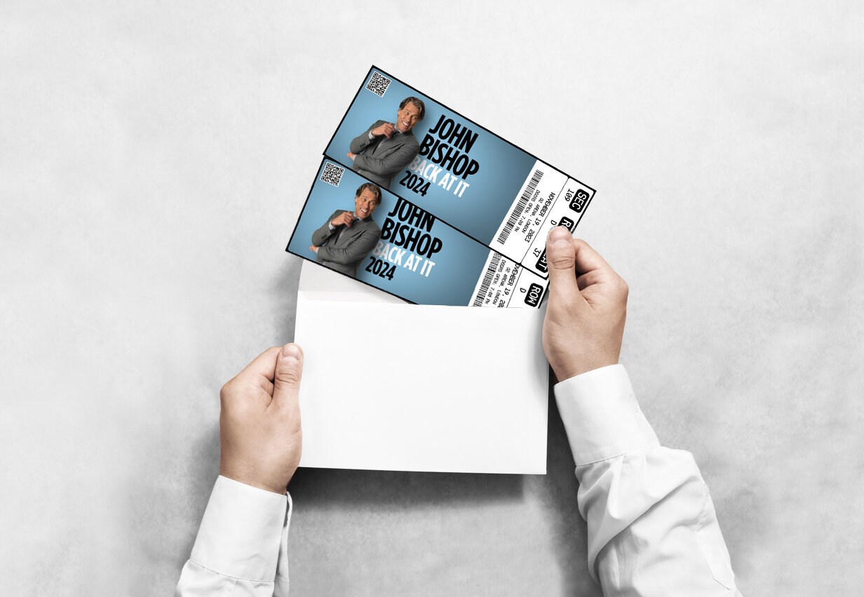 Printable John Ticket Back at It 2024 Tour Live Show Etsy