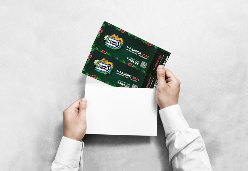 Printable Kendal Calling Festival Ticket 2024 Concert Show Etsy