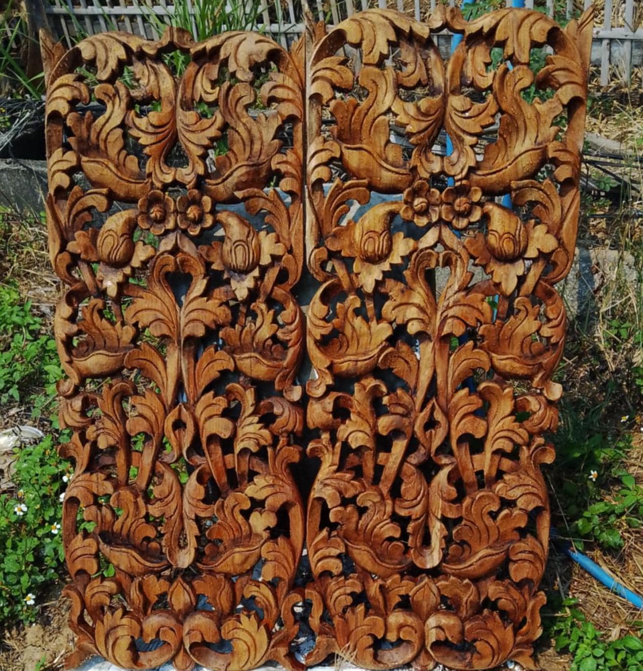 ミャンマー　木彫像　木製　木彫り Burmese wood carving - Etsy 日本