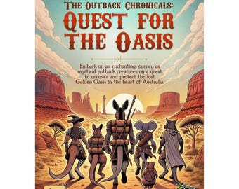 The Golden Oasis | Desert Adventure Roleplaying Games Kids Ages 7–12 | Printable Fantasy Campaign | Beginner Friendly Family Game | Animal