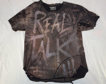 T-shirt - "Real Talk" - Threedem Clothing Curations by Tim Mulvey