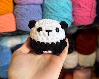 Pocket Panda / Crochet Panda Mini Plushie