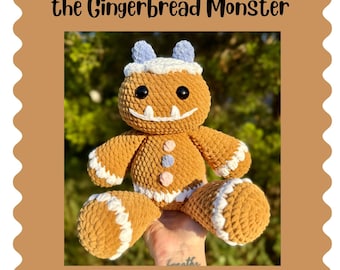 DIGITAL FILE ONLY - Gumdrop the Gingerbread Monster
