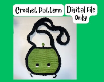 DIGITAL FILE ONLY - Junimo Crossbody Bag Crochet Pattern - Not a finished item