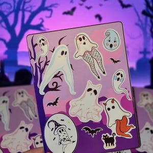 ghost sticker sheet