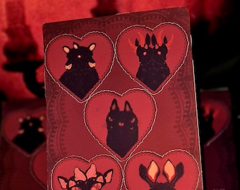 two headed animal sticker sheet
