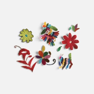 Iron on Patches Custom | Patch Bundle | Custom Embroidered Patches, Otomi embroidery custom patches | Personalized Patches