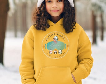 Ski Lover Hoodie, Outdoor Lover Hoodie, Kids Hooded Sweatshirt, Shirt For Kids, Gift For Kids