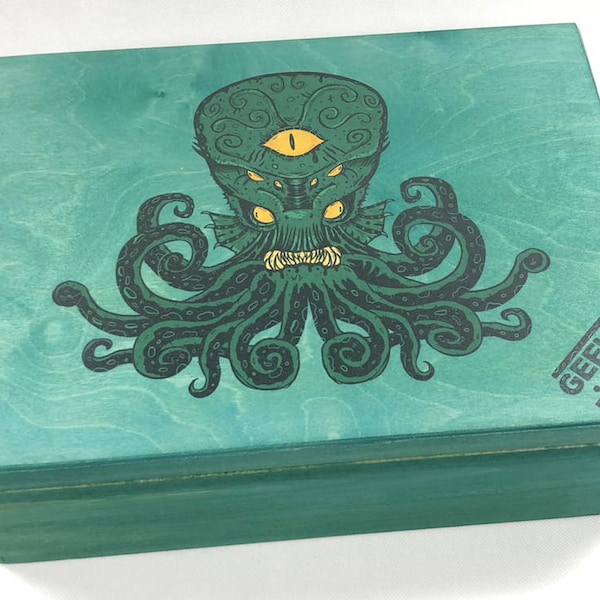 Arkham Horror: Kartenspiel Aufbewahrungsbox aus Holz