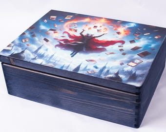 Wooden Storage box - dedicated to Magic Card Games