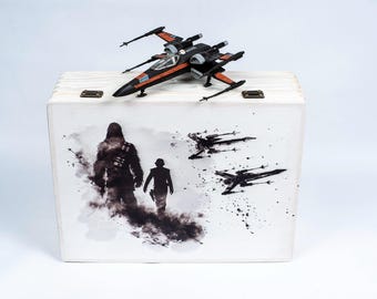 Star Wars Unlimited Card Game Wooden Storage Box (White)