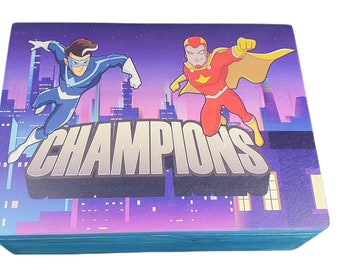 Marvel Champions card game Wooden Storage box