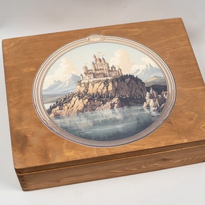 Juego de cartas Dominion Caja de almacenamiento de madera